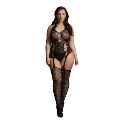le desir - koronkowr bodystocking plus size na Arena.pl