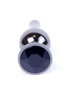 Mylove Toys - Jewellery Dark Silver Butt Plug- Black