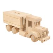 Drewniana zabawka skarbonka John Paddle - Ciężarówka