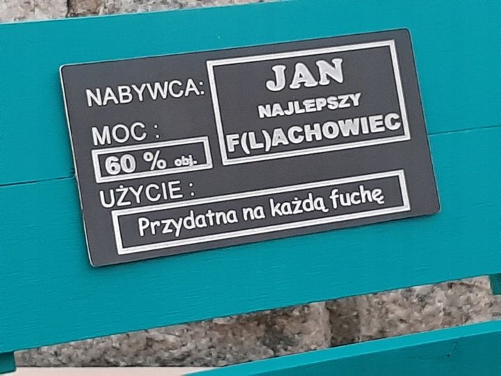 MASZLITRA PREZENT DLA MĘŻCZYZNY ALKOHOL WHISKY zdjęcie 12