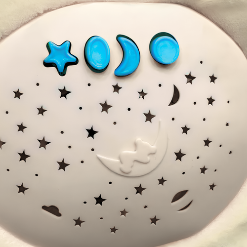 Pingwin Maskotka Przytulanka Z Projektorem Światła Melodie Biały Szum na Arena.pl