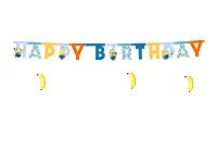 baner papierowy happy birthday minionki 1,5m 1szt