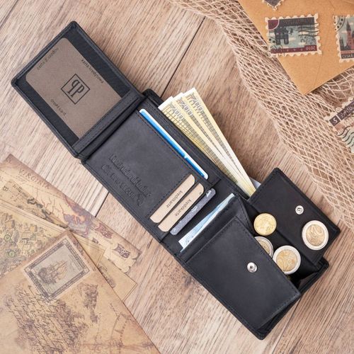 zestaw paolo peruzzi: portfel męski t-02+torba męska t-07 zup-08-bl na Arena.pl