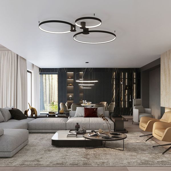 Plafon RIO 110 czarny LED 4000K zdjęcie 14