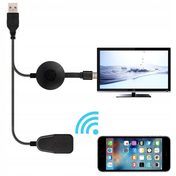 BEZPRZEWODOWY ADAPTER WIFI HDMI CHROMECAST MIRRORSCREEN 2W1 zdjęcie 7