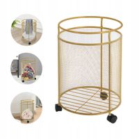 Hamper do prania Metalowy organizer TSG-629 Hamper Kosz na Bieliznę 40x36cm