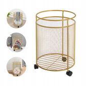 Hamper do prania Metalowy organizer TSG-629 Hamper Kosz na Bieliznę 40x36cm