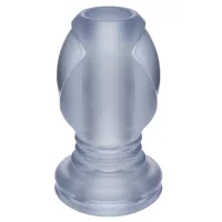 doc johnson hollow plug model tunelowy, czarny, otwarty kanał 1 cal