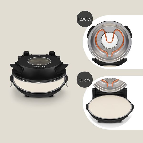 PIEC DO PIZZY 400°C Kamienny Domowy piecyk PIZZA PIECYK 1200W Termostat zdjęcie 11