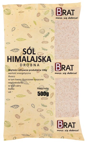 Sól himalajska drobna 500g zdjęcie 1