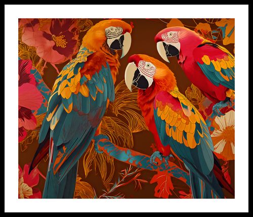 Plakat 60x50cm Kolorowe Ary na Arena.pl