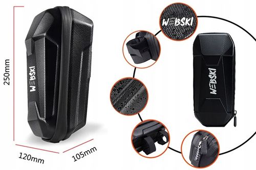 WODOSZCZELNY UCHWYT DO NAWIAGACJI TELEFONU I SAKWA DO KIEROWNICY HULAJNOGI na Arena.pl