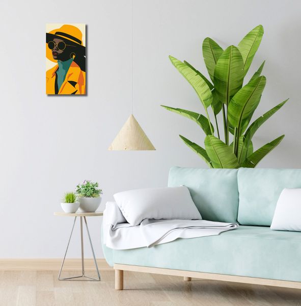 Obraz 20x40cm Żółta Stylowość zdjęcie 2
