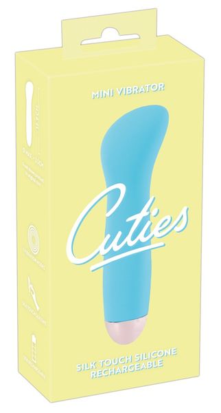 mini wibrator cuties niebieski usb 12,9 cm zdjęcie 1