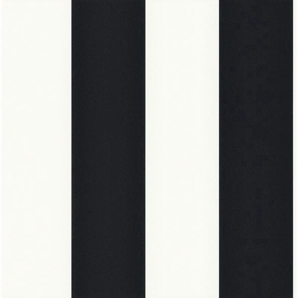 TAPETA WZÓR PASKI PASY BIAŁO CZARNE RASCH zdjęcie 1