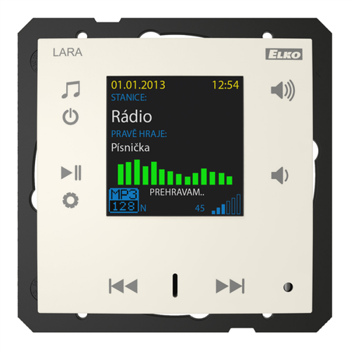 Radio internetowe LARA-R/MF kość słoniowa, design LOGUS90, EFAPEL, ELKOEP, iNELS na Arena.pl