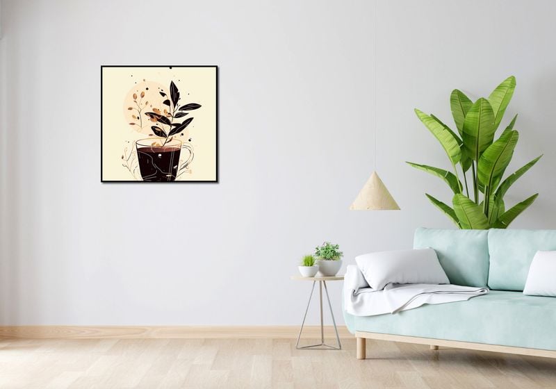 Plakat 70x70cm Jesienna Donica zdjęcie 4