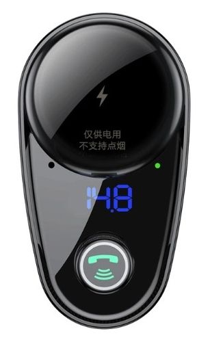 Transmiter FM do samochodu Baseus 2x USB, Bluetooth - czarny na Arena.pl