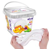 masa plastyczna ciastolina biała 910ml okto dla dzieci 20012