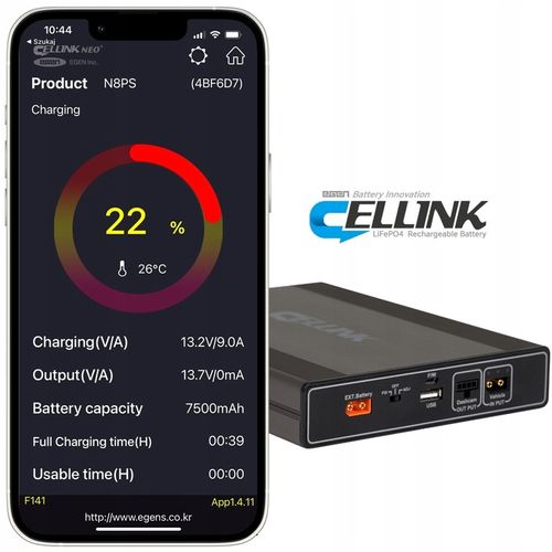 Powerbank do KAMER SAMOCHODOWYCH Cellink NEO8+S na Arena.pl