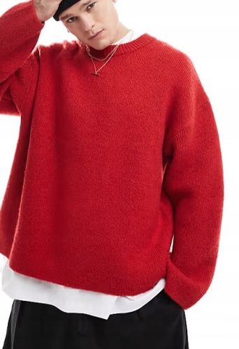 Weekday DELINA Sweter red L na Arena.pl