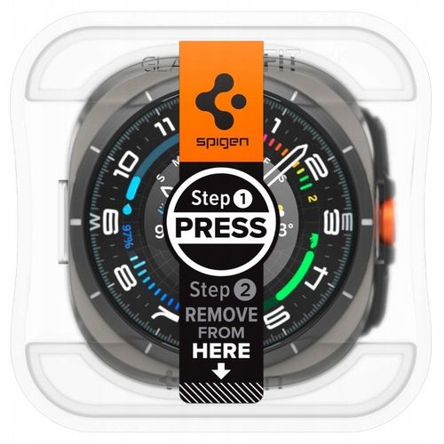 2x SZKŁO Hartowane SPIGEN EZ + Aplikator do Samsung Galaxy Watch Ultra 47mm na Arena.pl