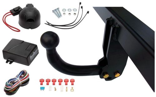 HAK HOLOWNICZY + MODUŁ 7-PIN DO AUDI A4 B6 B7 SEDAN+KOMBI 2000kg na Arena.pl