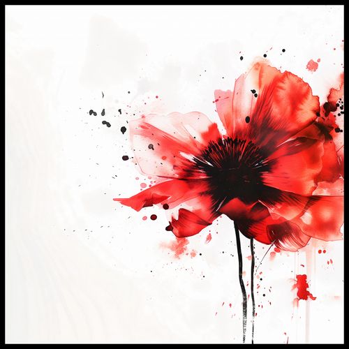 Plakat 100x100cm Płynna Akwarela na Arena.pl