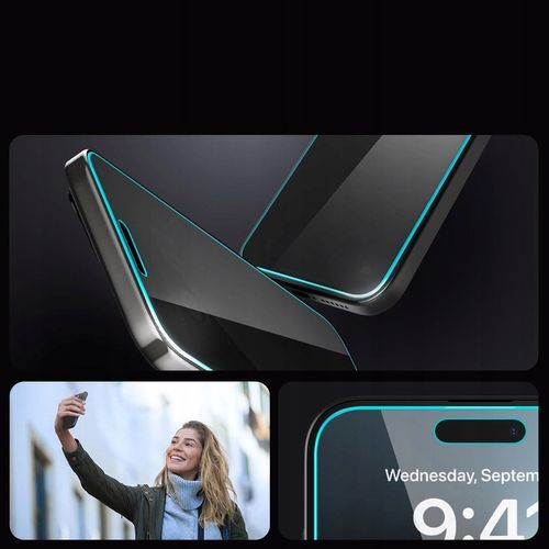Szkło hartowane do iPhone 15 Pro Max, Spigen Glas.tR Privacy, prywatyzujące na Arena.pl