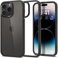 SPIGEN ULTRA HYBRID ETUI MATTE BLACK NA IPHONE 14 PRO - OCHRONA I STYL