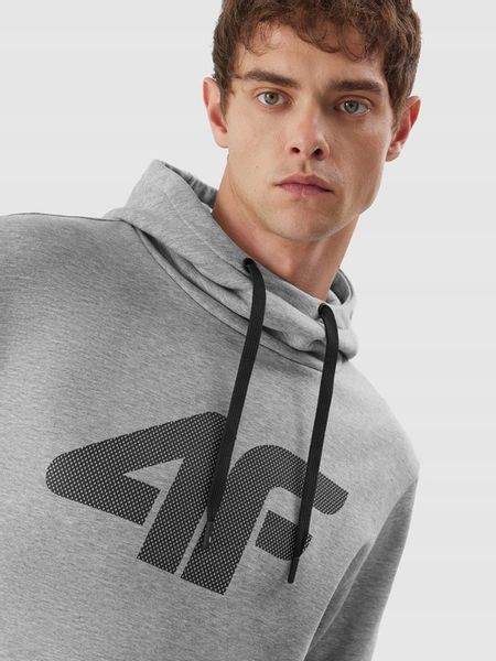 4F BLUZA MĘSKA DRESOWA SPORTOWA Z KAPTUREM BASIC zdjęcie 3
