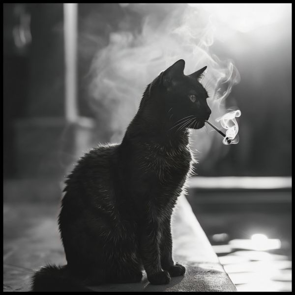 Plakat 90x90cm Kocia Przerwa zdjęcie 2