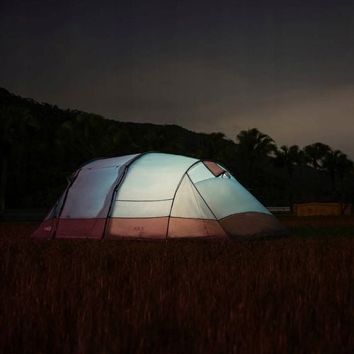 Duży Namiot Kempingowy Turystyczny 4 Osobowy Wodoodporny z Pokrowcem na Arena.pl