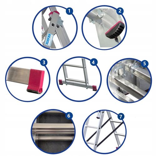 KRAUSE CORDA drabina aluminiowa 3x10 30405 na Arena.pl