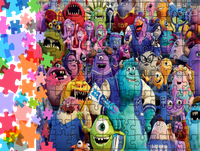 Puzzle tradycyjne Potwory i Spółka