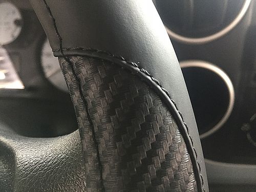 VW Golf 4 5 6 7 Jetta Passat B5 B6 B7 Polo UP! na kierownice skóra karbon na Arena.pl