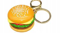 Brelok Breloczek Cheese Burger Jedzonko Buła Fast Street Food Ser Wisiorek