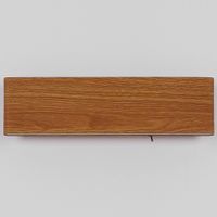 LAMPA ścienna SIEGFRIED 41751W-12 Globo prostokątna OPRAWA kinkiet LED 12W 3000K metalowy drewno
