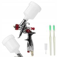 pistolet do malowania lakierniczy mini 0,8mm chrom