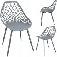 krzesło aranda szare + nogi kolor