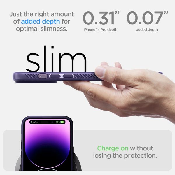 SPIGEN LIQUID AIR IPHONE 14 PRO DEEP PURPLE zdjęcie 12