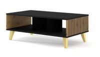 Stolik kawowy Ravenna B 90x60 czarny mat / dąb artisan