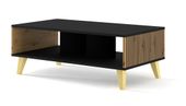 Stolik kawowy Ravenna B 90x60 czarny mat / dąb artisan
