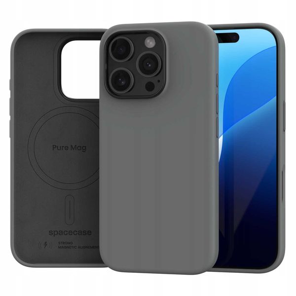 Spacecase Pure Mag Iphone 16 Pro Gray zdjęcie 4