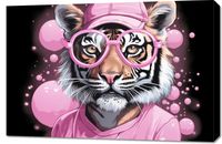 Obraz 90x60cm Ludzki Tygrys