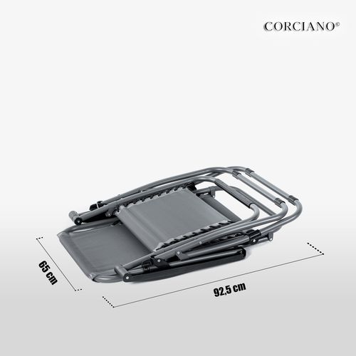 LEŻAK 2szt PLAŻOWY SKŁADANY GRAVITY FOTEL OGRODOWY na Arena.pl