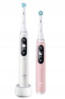 Zestaw 2szt szczoteczek Oral-B iO Series 6 Duo white/pink