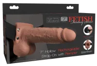 fetish fantasy series model strap-on z wibracją 21cm regulowany