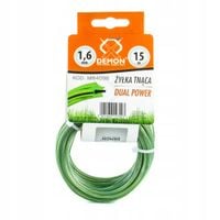 żyłka tnąca do kosy podkaszarki do trawy 1.6mm 15m gwiazdka zbrojona demon
