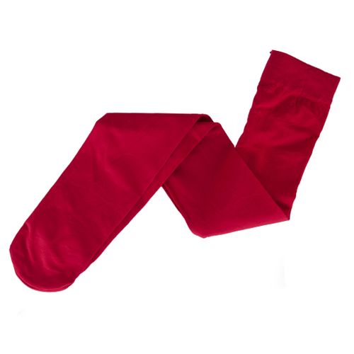 Rajstopy gładkie czerwone z microfibry 40 DEN  140-146 na Arena.pl